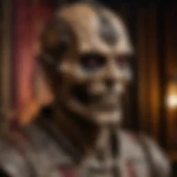 Intricate design of a horror animatronic