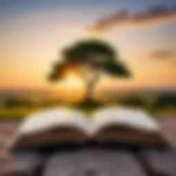 A serene landscape symbolizing inner peace