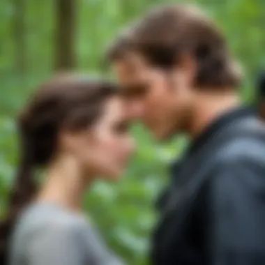Complex Relationships in 'The Hunger Games' Emotional moment between characters