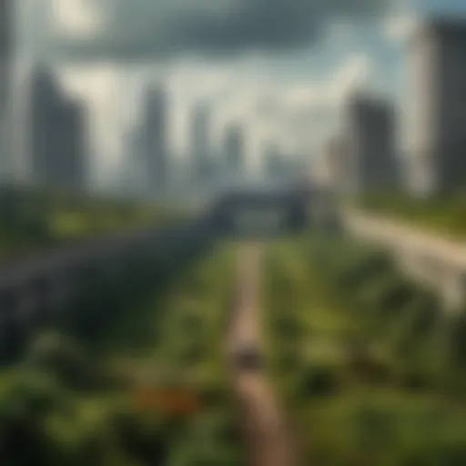 Dystopian landscape of Panem
