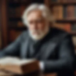 Portrait of Ivan Turgenev reflecting his literary prowess.