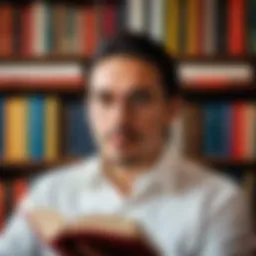 Portrait of Javier Castillo reflecting his literary essence