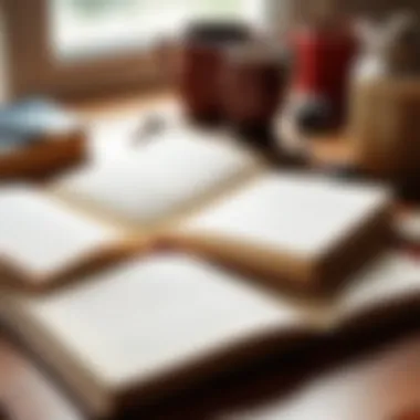 The Art of Journaling for Readers A well-organized journal with notes and reflections