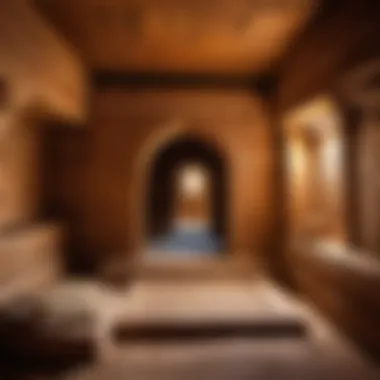 A mysterious ancient tomb with intricate carvings