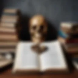 Abstract representation of mortality in literature