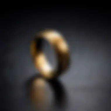 Symbolic representation of the One Ring against a dark background