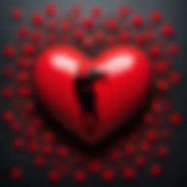 The Complexities of Love Symbolized Symbolic imagery representing love's complexities