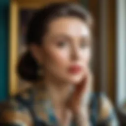 Portrait of Lyubov Aksenova reflecting her artistic spirit