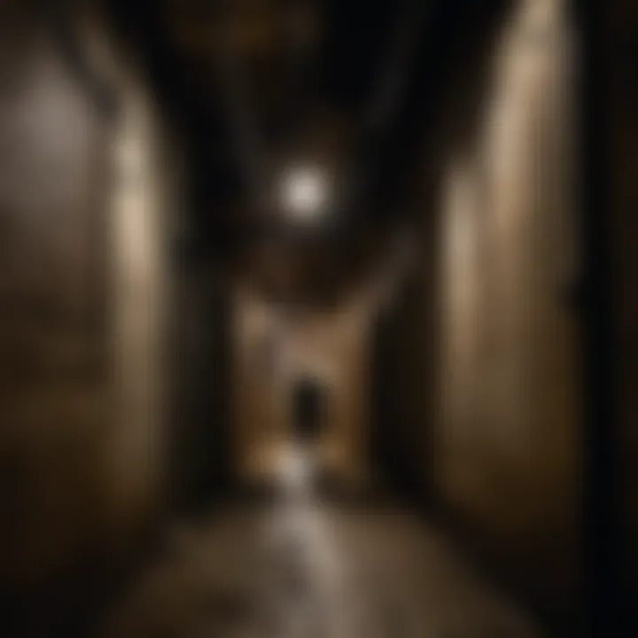 A dark alley symbolizing the underbelly of crime and its allure