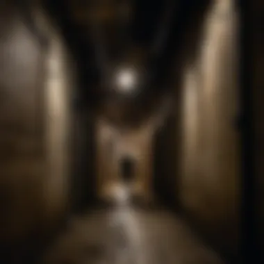 The Allure of the Underbelly A dark alley symbolizing the underbelly of crime and its allure