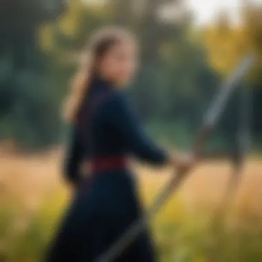 Enchanting battle scene with a scythe-wielding girl