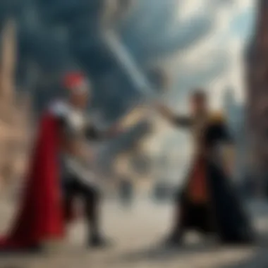 The Clash of Magic and Reality Symbolic representation of the battle between magic and reality