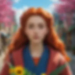 A captivating scene from Mary and the Witch's Flower showcasing vibrant colors and magical elements.