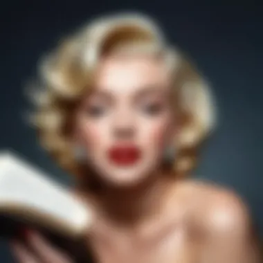 An artistic representation of the impact of Marilyn Monroe on culture