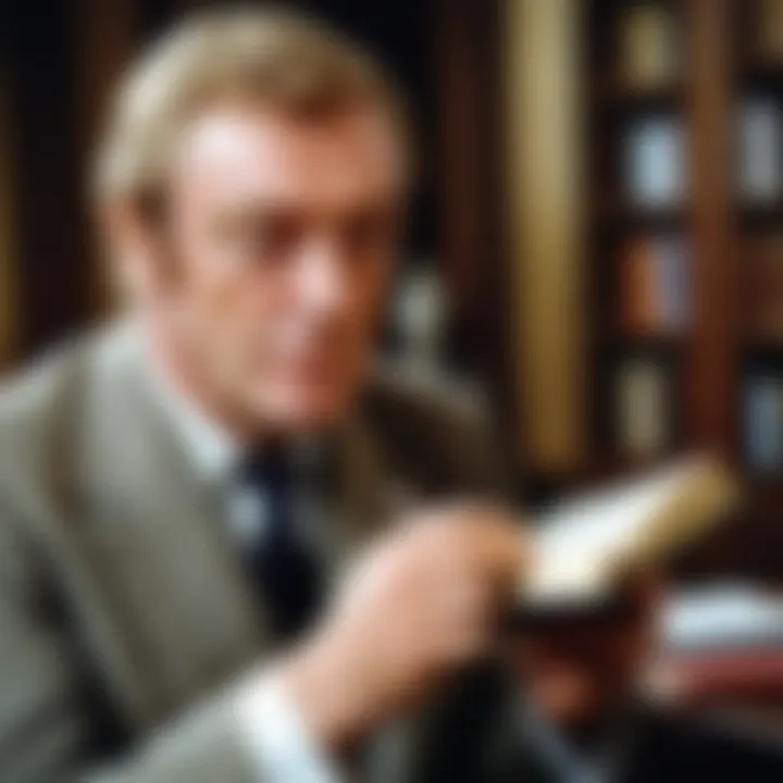 Michael Caine in a classic film scene