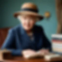 A classic book cover of Agatha Christie's Miss Marple