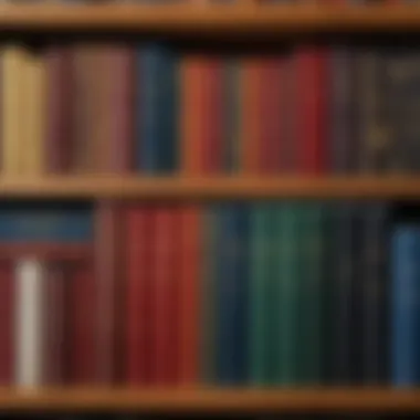 Inspiring Literature Collection A collection of influential motivational books on a shelf