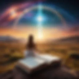 A mystical realm depicting the essence of reincarnation