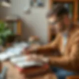 Online tutor assisting a student in Russian language