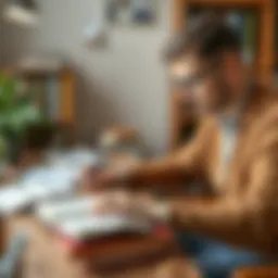 Online tutor assisting a student in Russian language