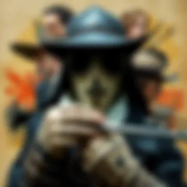 Cultural Interpretations of the Plague Doctor A collage of various graphic novels inspired by the Plague Doctor, showcasing diverse interpretations across cultures.