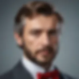 An artistic representation of a classic literary figure