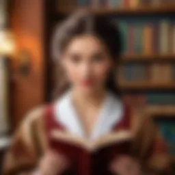 A classic novel surrounded by cultural elements