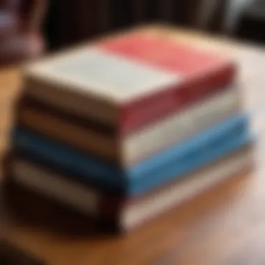 A classic French novel on a wooden table