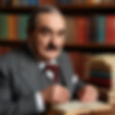 A collection of Agatha Christie's novels featuring Poirot.