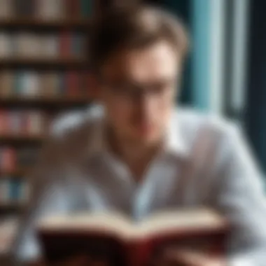 A thoughtful reader immersed in Basinsky's writings