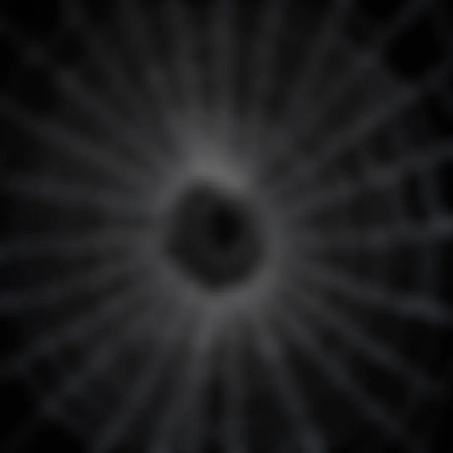 An intricate web of thoughts illustrating the complexity of deceit.