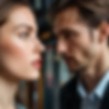 The Turning Point A scene depicting a pivotal moment between two contrasting characters