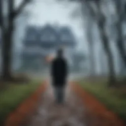 A haunting scene from a dark manga