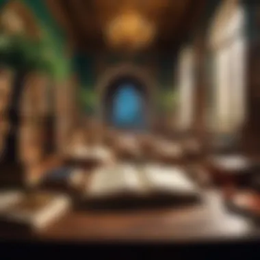 Illustration depicting the enchanting world of the School for Good and Evil.