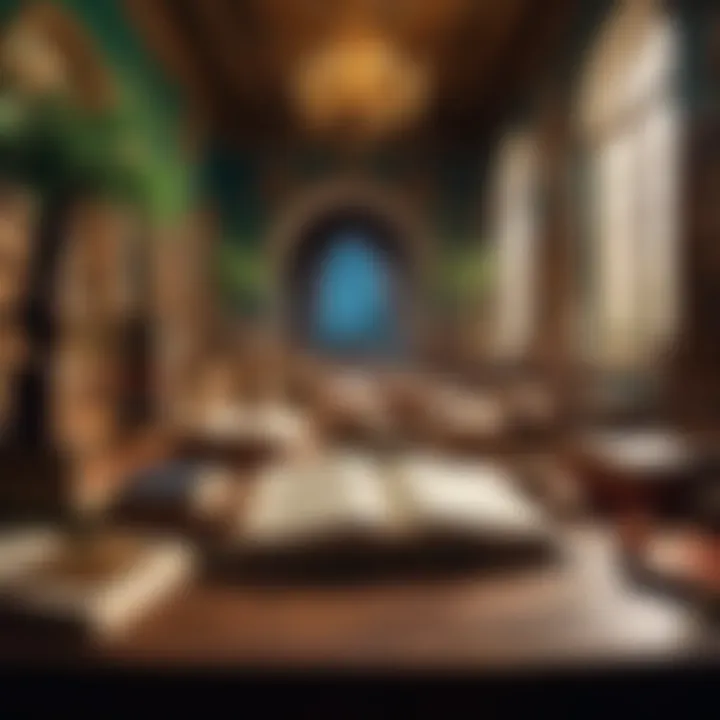 Illustration depicting the enchanting world of the School for Good and Evil.