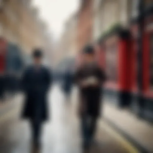 Victorian London street scene highlighting the era's architecture and atmosphere