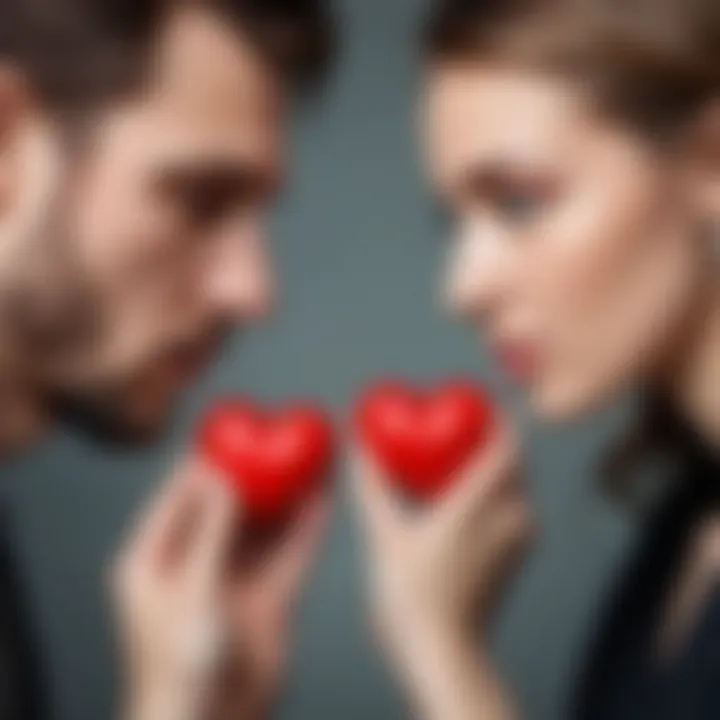 Symbolic representation of social conflicts in relationships