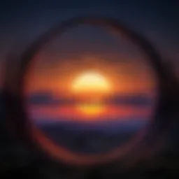 Eclipse imagery representing the complexity of twilight.