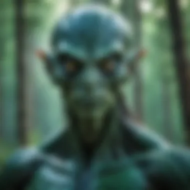 The Wise Protector A powerful alien entity embodying strength and wisdom