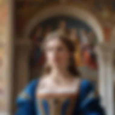 Spirit of the Renaissance A stunning fresco depicting the spirit of the Renaissance in a grand hall.