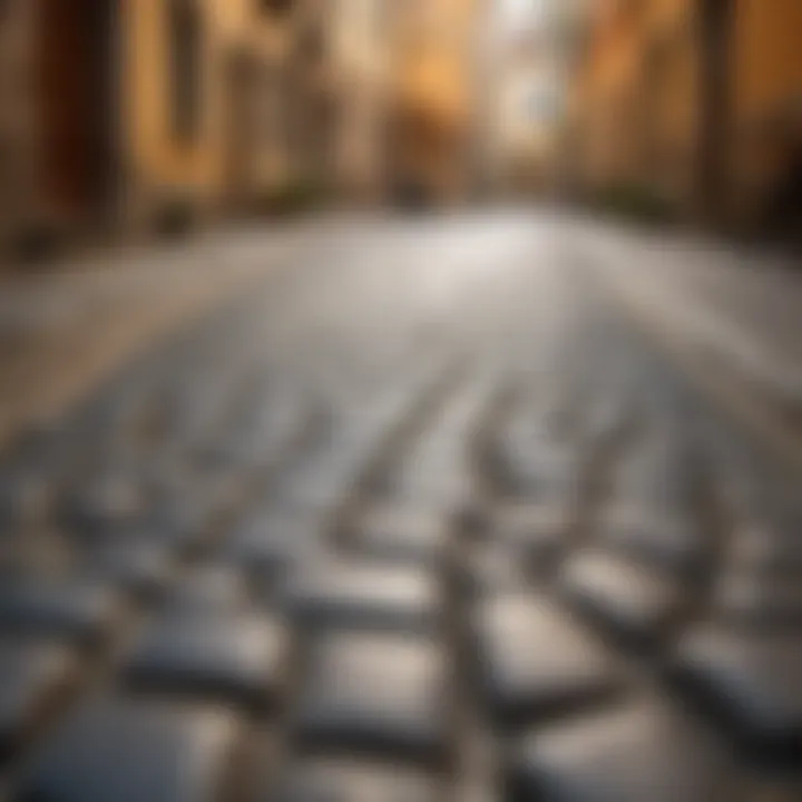 Charming Cobblestone Street