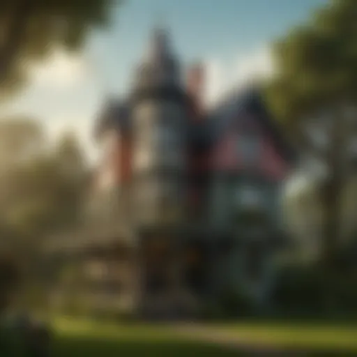 A whimsical illustration of Miss Peregrine's Home
