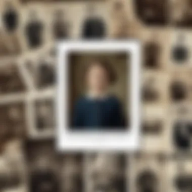 A collage of peculiar photographs from the series