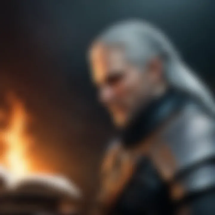 Cover of The Witcher book series