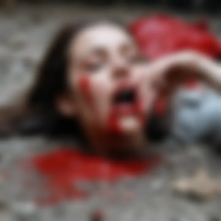 A thematic representation of the struggles in Blood and Ash