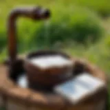 A deep well symbolizing unquenchable thirst