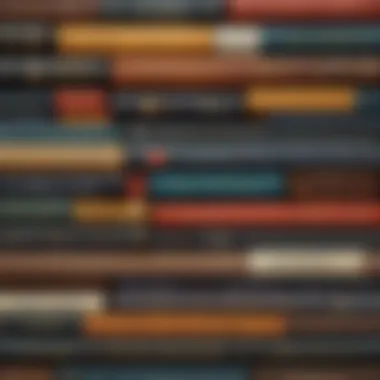 Variety of Book Genres A selection of various book genres