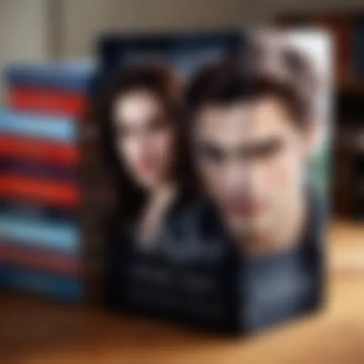 Twilight saga book covers showcasing the series