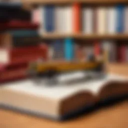 Open book with a journey of sharing