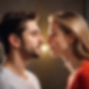 Beyond Words: The Power of Virtual Affection Illustration of feelings exchanged through screens